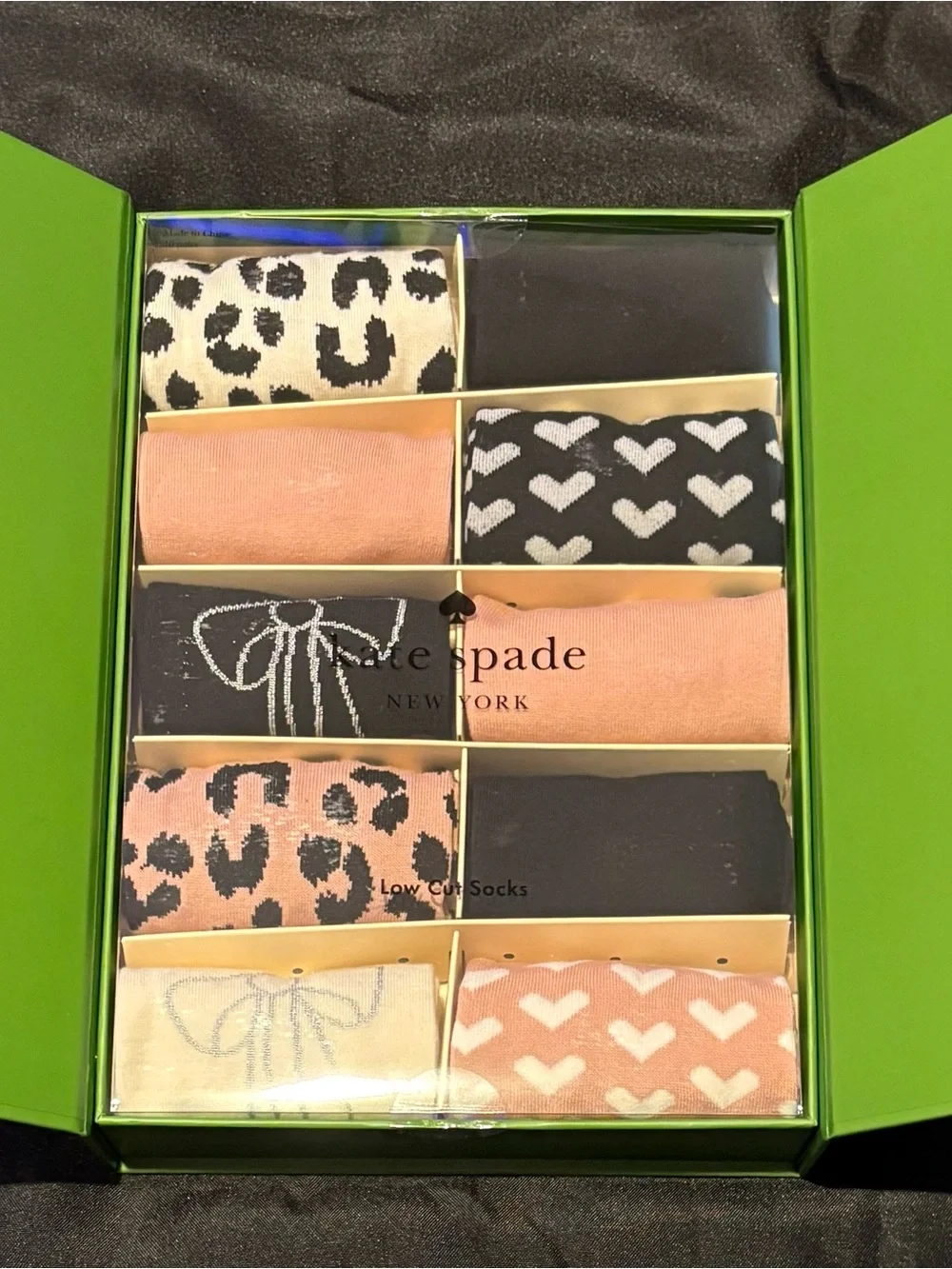 kate spade New York Low Cut Socks Gift Pack - Ten Pair - NEW